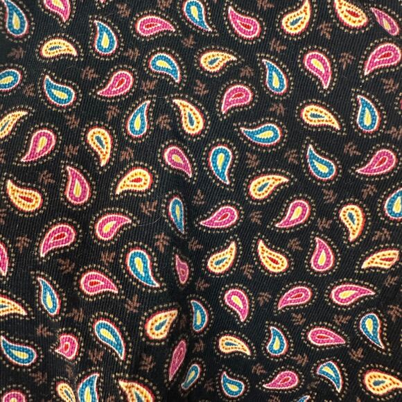 Vera Bradley Corduroy Paisley Drawstring Pants Size Large - Picture 4 of 6